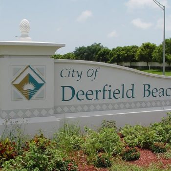 Deerfield Beach Sign